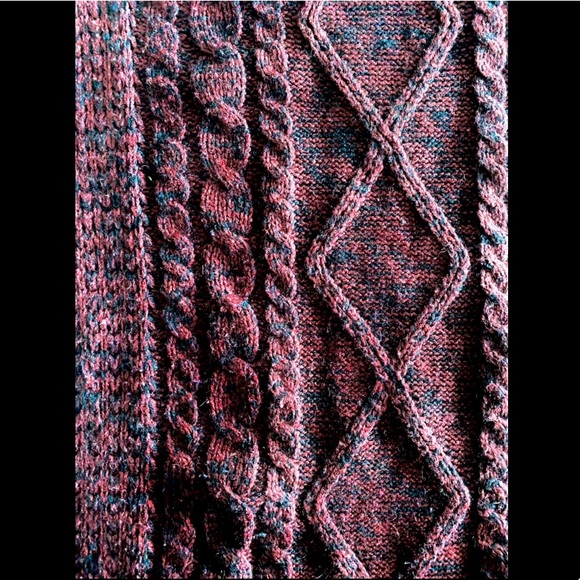 Eclipse long sleeve oversized sweater, size S, colour Maroon - Picture 6 of 9